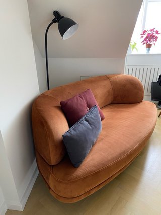Sofá Bolia Grace 2.5 plazas naranja