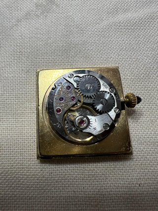 Orologio Vintage Cartier Tank Oro Nero