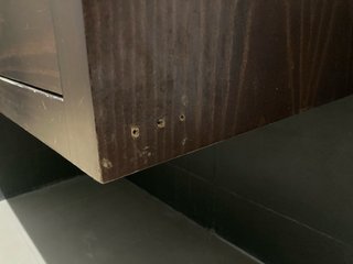 Mueble de baño madera y mármol