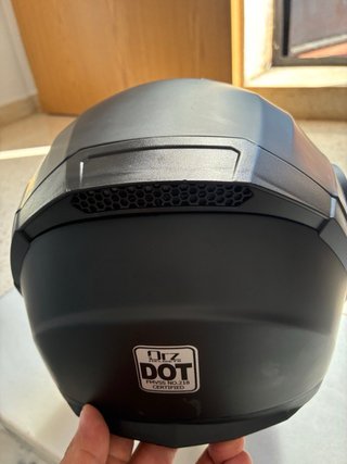 Casco Orz Negro Mate Talla L