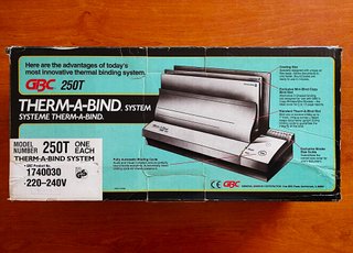 Encuadernadora Térmica Therm-a-Bind 250T