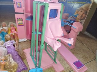 Lote de Barbies + Centro de Ejercicio