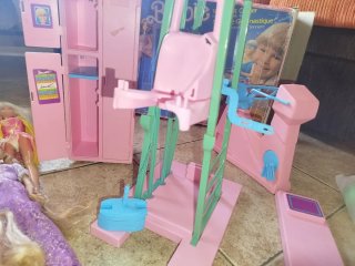 Lote de Barbies + Centro de Ejercicio