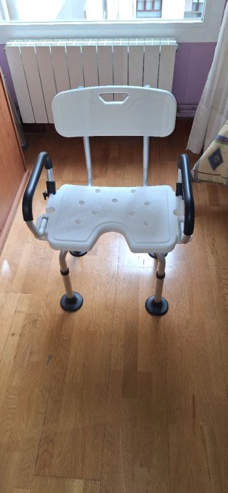 Silla de ducha y baño con asiento