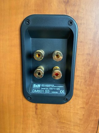 2 Altavoces Bowers & Wilkins DM601 S3 Negros