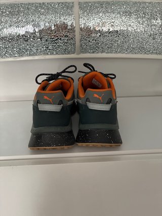 Zapatillas Puma Verde y Naranja