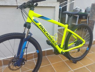Bicicleta Montaña Rockrider Amarillo