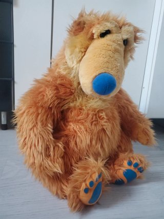 Raro peluche Bear Grande Casa Blu