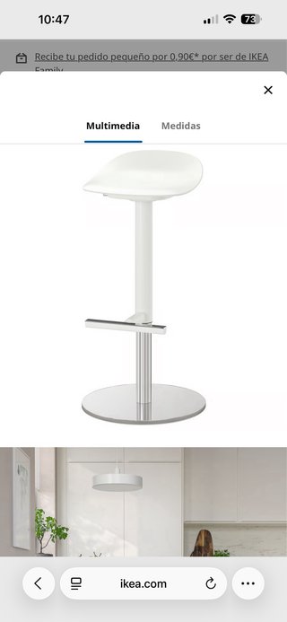 Taburete Alto Ikea JANINGE