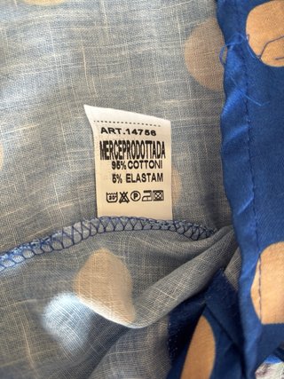 Conjunto pantalón y camisa lunares