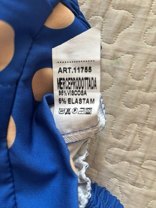 Conjunto pantalón y camisa lunares