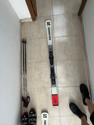 Esquís Salomon S/MAX 4 con Botas y Bastones