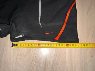 Nike Shorts Deportivos Mujer Negro Naranja