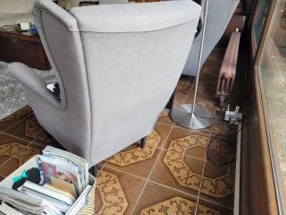 Dos sillónes Orejeras Gris en perfecto estado.