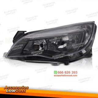 FARO DELANTERO NEGRO LADO IZQUIERDO TYC PARA OPEL