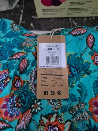 Mono estampado floral talla M