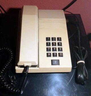 Teléfono Retro Teide Beige