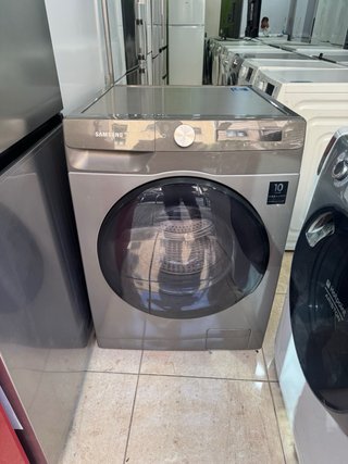 Lavadora y Secadora Samsung Gris