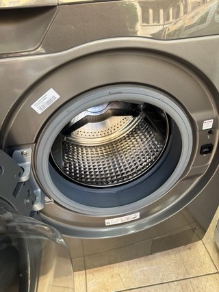 Lavadora y Secadora Samsung Gris