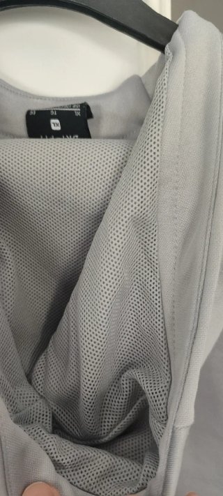 Sudadera Nike Gris y Verde Talla XL