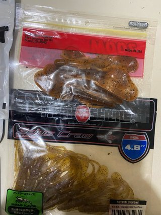 Lote señuelos pesca cangrejo