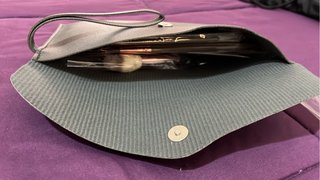 Set Brochas Maquillaje con Neceser y Soporte