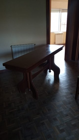 Mesa comedor extensible madera clásica