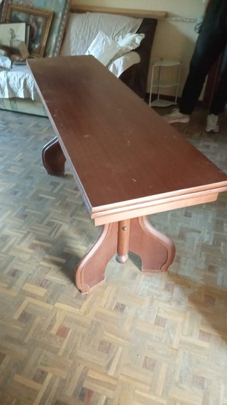Mesa comedor extensible madera clásica