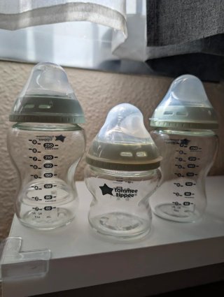3 Biberones Vidrio Tommee Tippee