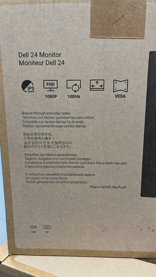 Monitor Dell 24 FHD 1080P 100Hz