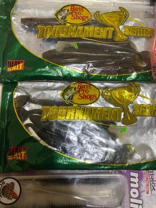 Lote vinilos pesca Bass Shop, Molix, Zoom