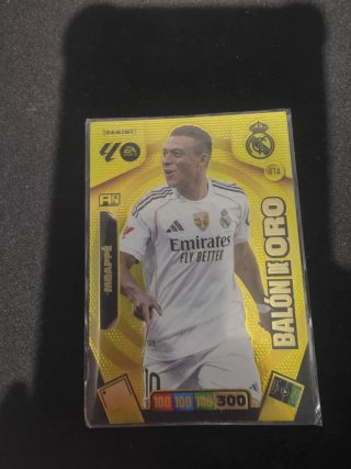 Cromo Adrenalyn XL Mbappé Balón de Oro