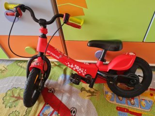 Bicicleta infantil Btwin roja