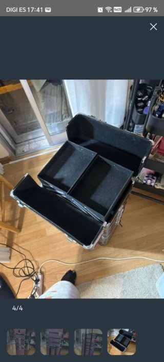 Maleta maquillaje profesional ruedas