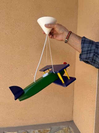 Lámpara Techo Avión Infantil