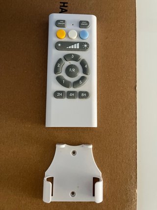 Ventilador de techo blanco