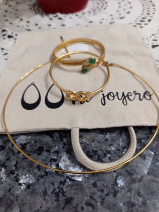 Juego de Joyas Bañado en Oro