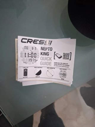 Reloj Cressi King Azul