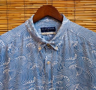 Camisa Scalpers Estampada Lino Talla M