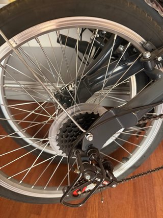 Bicicleta Plegable Gris