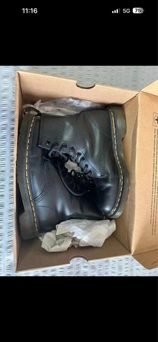 Botas Dr. Martens Negras Mujer