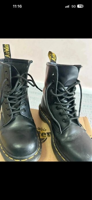 Botas Dr. Martens Negras Mujer