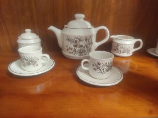 Juego de café de porcelana