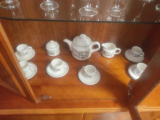 Juego de café de porcelana
