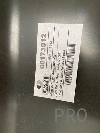 Aleta Seat Toledo 1 173012 Nuevo