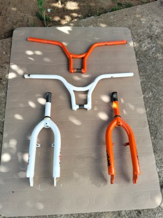 Manillar y horquillas Bmx Monty
