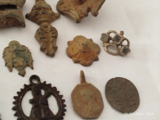 Lote objetos medievales