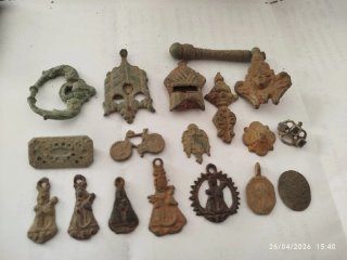 Lote objetos medievales