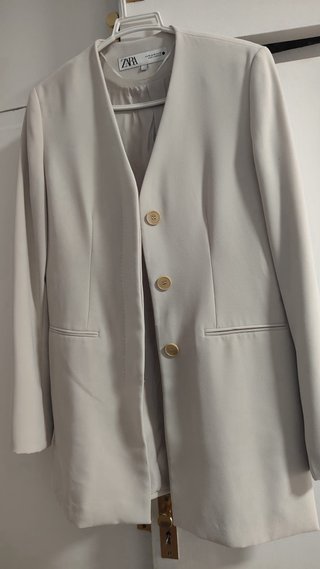 Blazer Zara Beige Talla XS