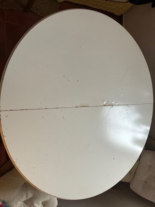 Mesa redonda IKEA LIATORP blanca 110cm